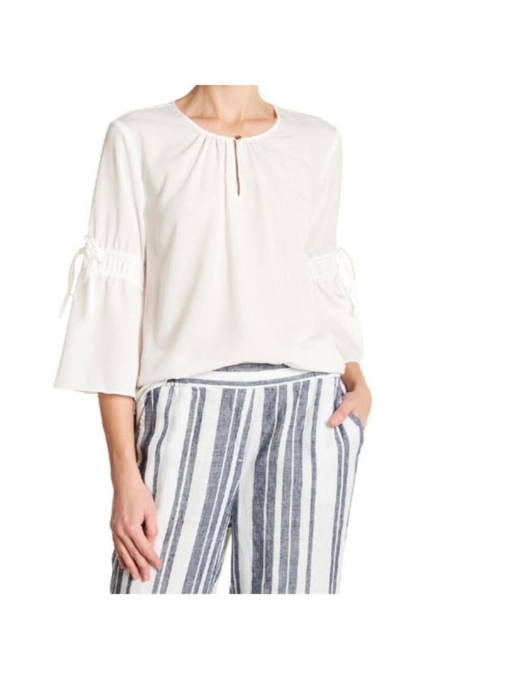 Ellen Tracy White Blouse